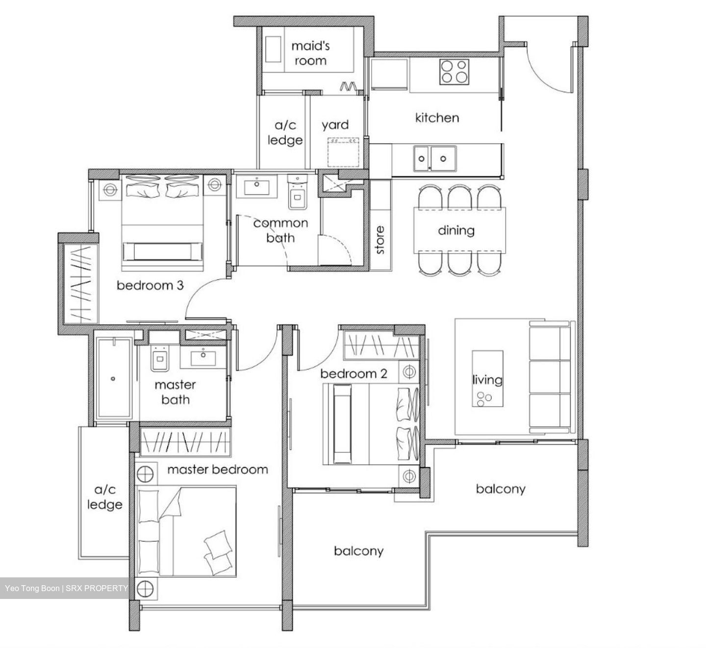 Three 11 (D20), Apartment #603675591